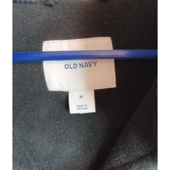 Old Navy Quilted Puffer Vest Womens M Black Zip Pockets Mock Neck Lightweight - Picture 4 of 10